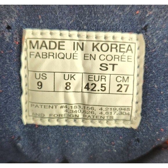 VTG Nike Air Drive Pro S Racing Compound Mens Sz 9 Red Suede Pit Crew Shoes Cars - Picture 9 of 9